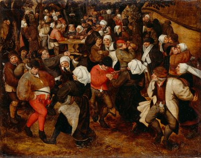 Boda campesina al aire libre de Jan the Elder Brueghel